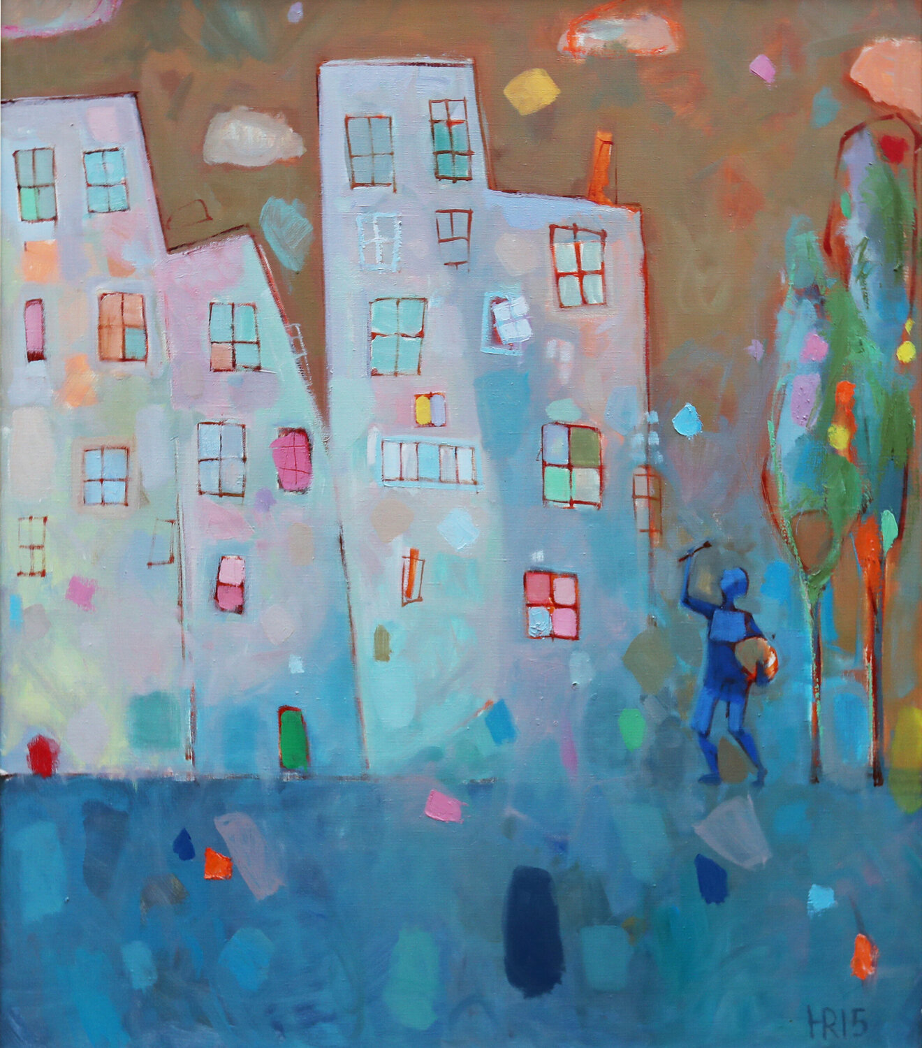 Artist in the city