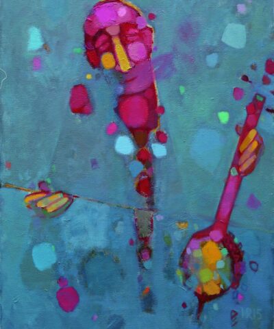 Woman with pomegranate