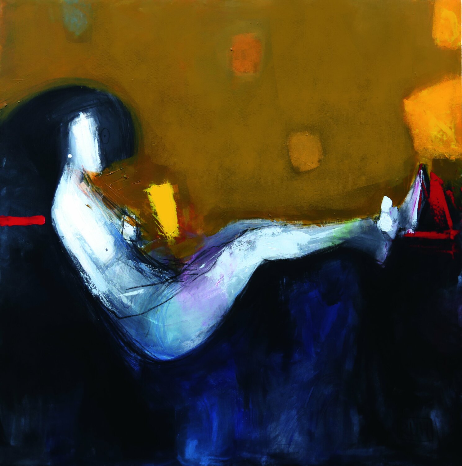Reclining woman